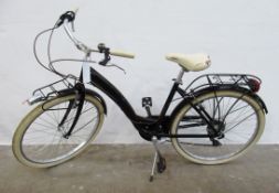 MBM 'Primavera' bicycle in black and cream 26" RRP