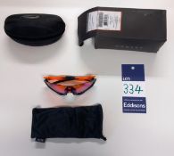 Oakley Flight Jacket Matte Black/ Neon Orange Fram