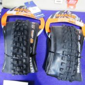 2x Maxxis Assegai DHF 29.0"x2.60" Bicycle Tyres. Total RRP £113.98
