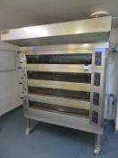 IBIS 4 Deck 3 Phase Electric Bakers Oven