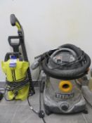 Karcher Pressure Washer and a Titan Vacuum Cleaner