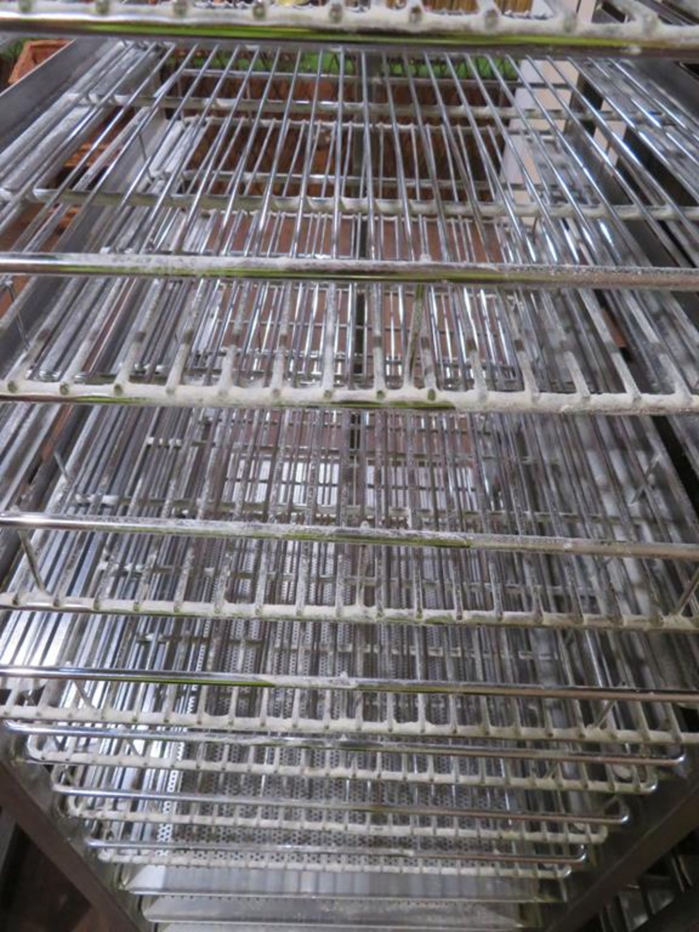 Bakers Rack - 16 Tray 600 x 400mm and a qty of Baskets and Perforated Trays - Image 2 of 2