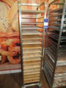 Bakers Rack - 18 Tray 530 x 400mm and a qty of Boards