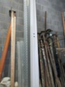Various galvanised lintels and trunking