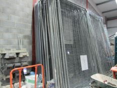 Approx. 60 panels Heras Fencing with large quantit