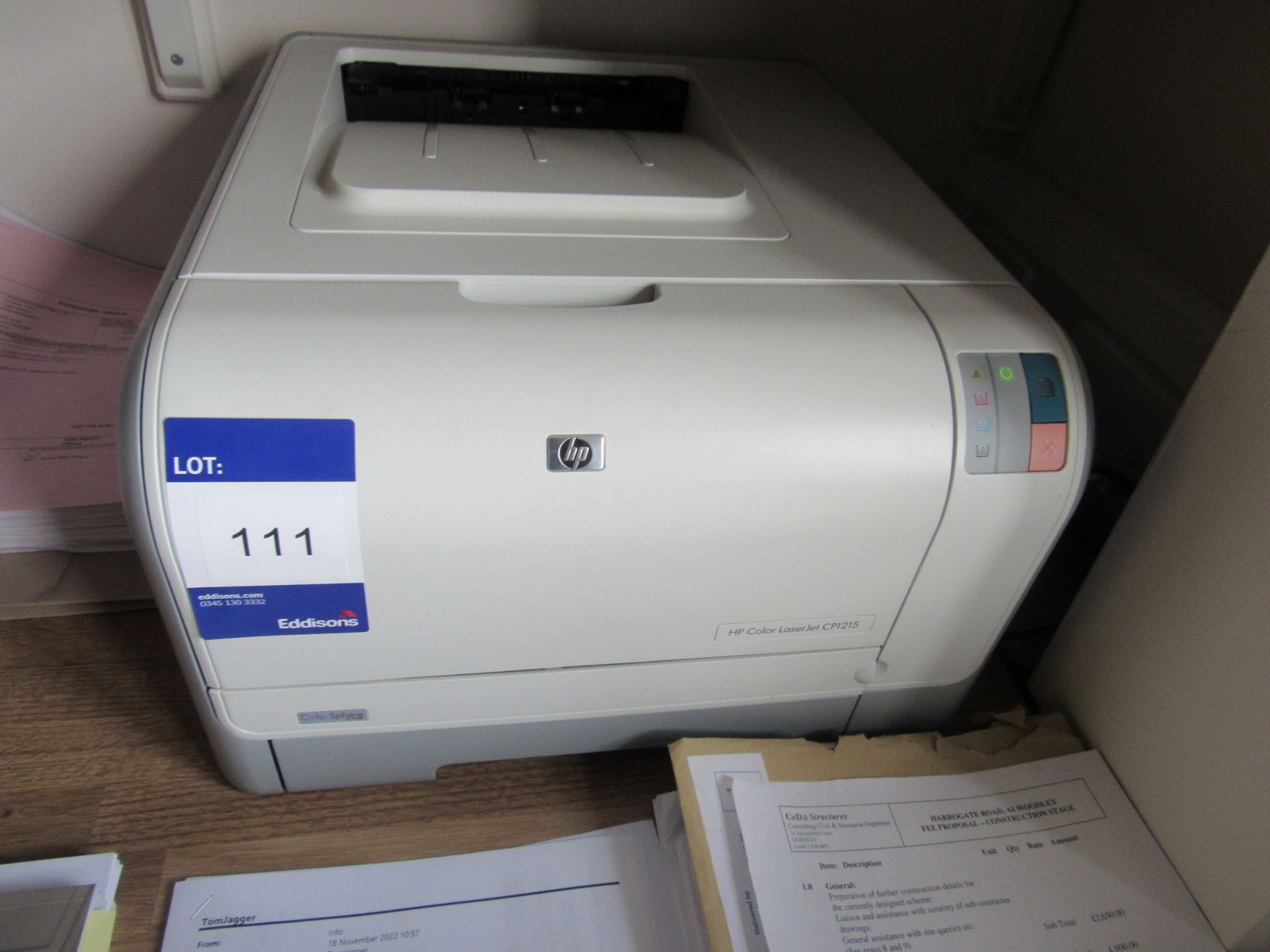 HP Color Laserjet CP1215 printer - Image 2 of 2