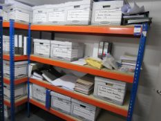 2 Bays of NLE72 metal point boltless shelving 6’x6’x2’