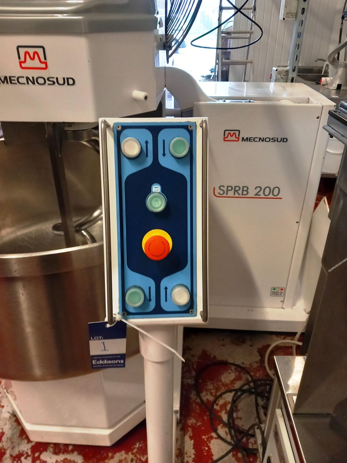 Mecnosud SPRB200 Auto Tipping 200 ltr Spiral Mixer (2015) 3 Phase - Image 4 of 6