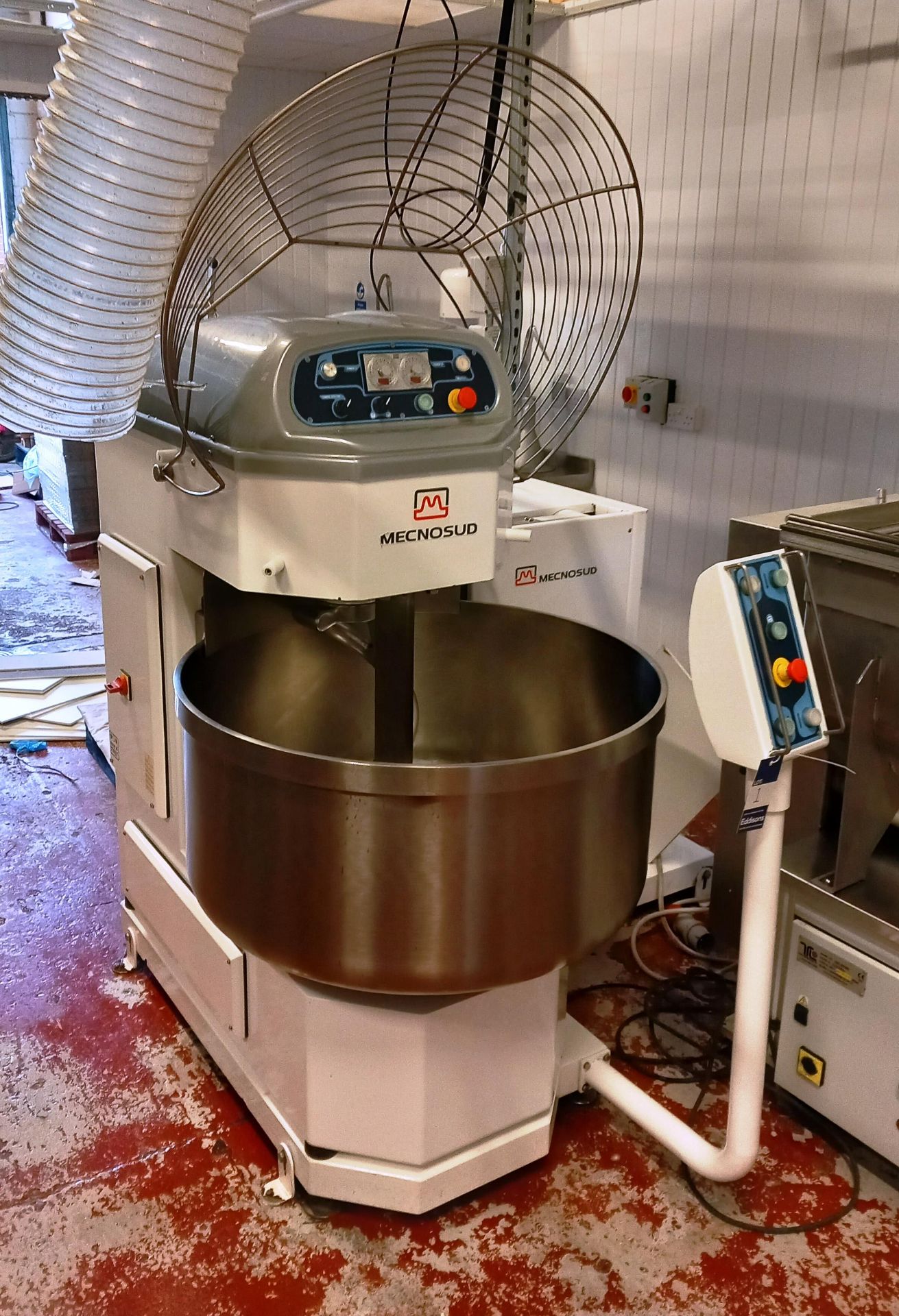 Mecnosud SPRB200 Auto Tipping 200 ltr Spiral Mixer (2015) 3 Phase