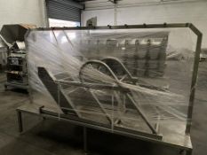 Double Sided Stainless Steel Changing Bench 2500 x 500 x 1750mm High