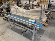 Transvaria Belt Conveyor (2000 x 200mm) and 2x Lengths of Gravity Roller Conveyor (2100 x 380mm)