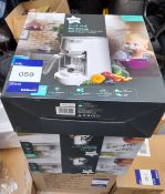 3 x Tommee Tippee Quick Cook Baby Food Maker (Whit