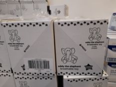 100 boxes Tommee Tippee Eddie the Elephant comfort