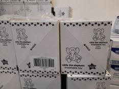 100 boxes Tommee Tippee Eddie the Elephant comfort