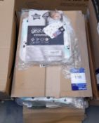 Quantity of baby accessories to 2 x Amazon boxes