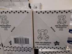 100 boxes Tommee Tippee Eddie the Elephant comfort