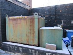 Waste oil tank and contents