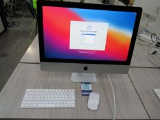 Apple iMac 21.5" model A1418, 8GB RAM ITB storage with wireless mouse and keyboard
