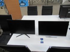 HP E273 monitor and an Electric 27" LED monitor- no cables