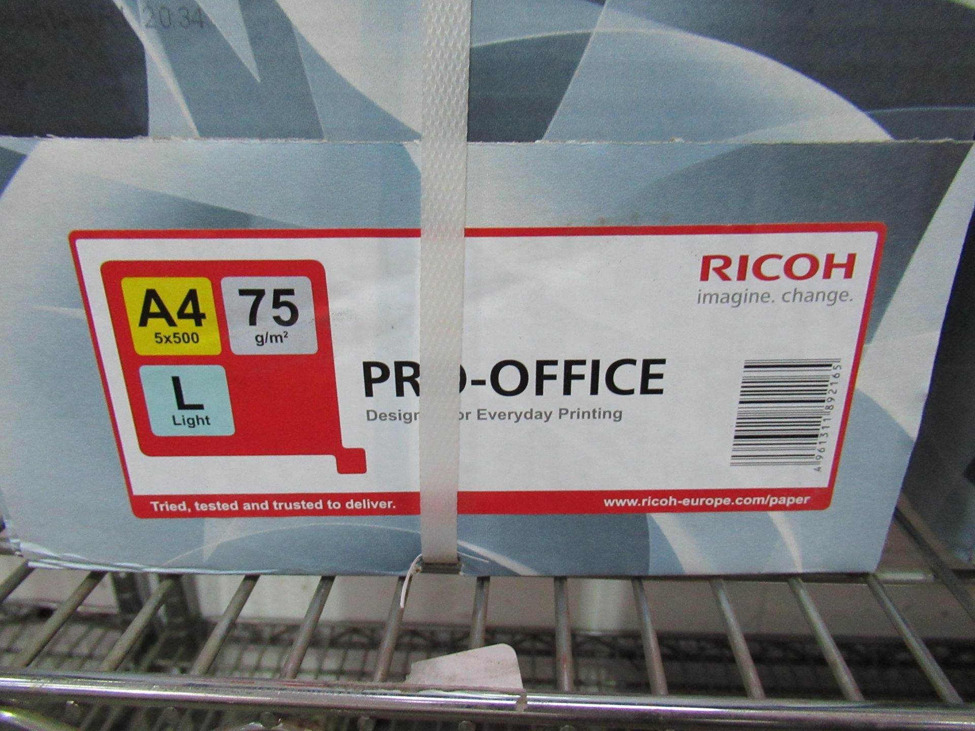 4x boxes of Ricoh A4 paper, qty of tachograph printing rolls and 4x Ricoh printing cartridges - Image 2 of 10