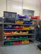 6-Tier Shelving Unit with Large Quantity of Various Powder Coated Engineering Springs.