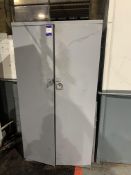 Double Door Steel Cabinet & Contents.