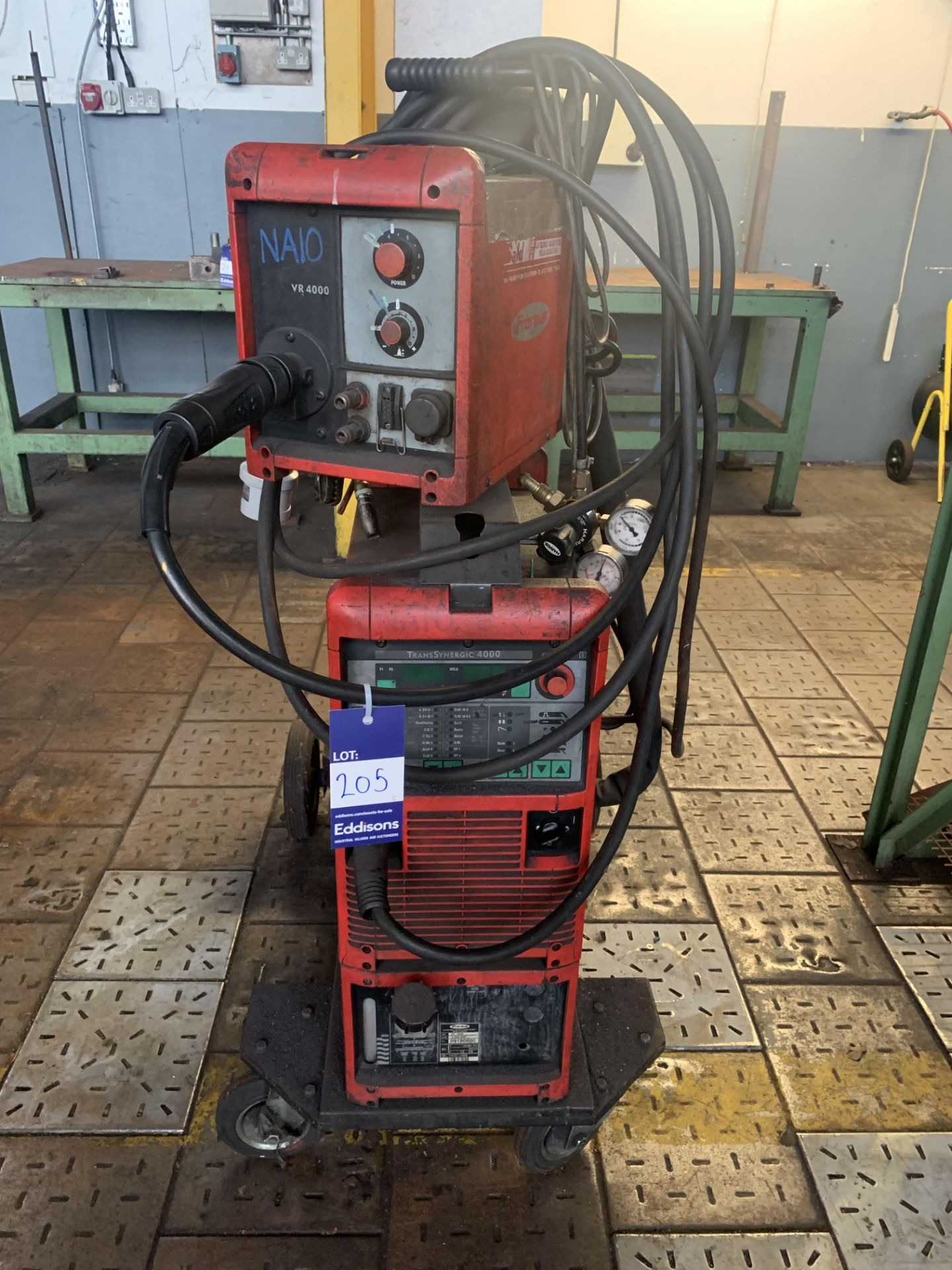 Fronius Transyergic 4000 Mig Welder with VR 4000 Wire Feed. - Image 3 of 5