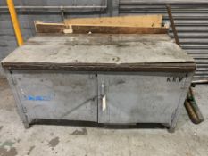 2x Steel and Timber Benches.