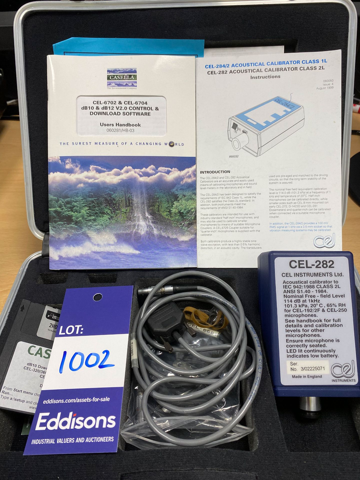 Circus Research Model CR:162C Clas 2 Integrating Sound Level Meter & a CEL 282 Acoustical Calibrator - Image 10 of 12