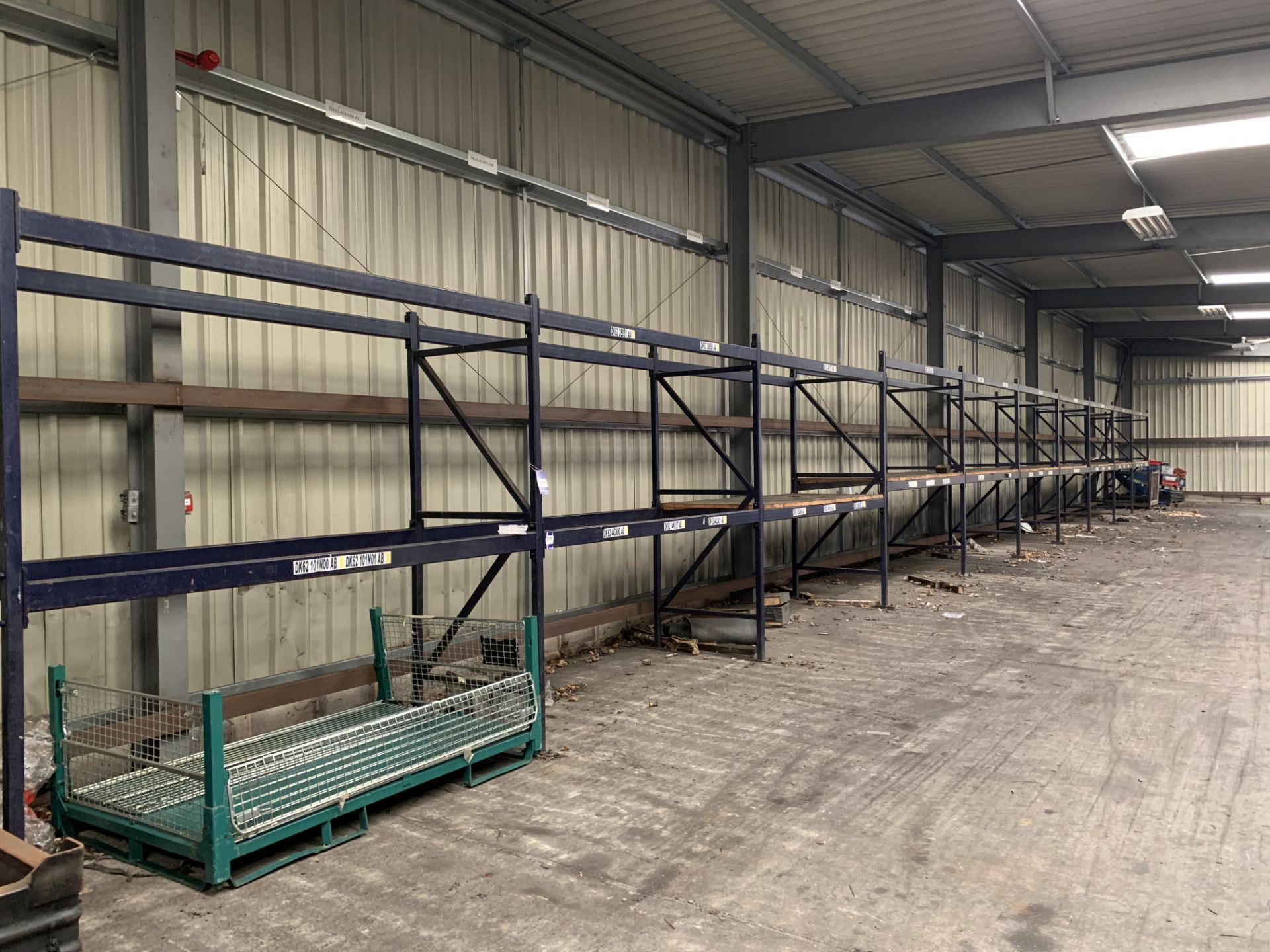 16 Bays of Bolted Pallet Racking