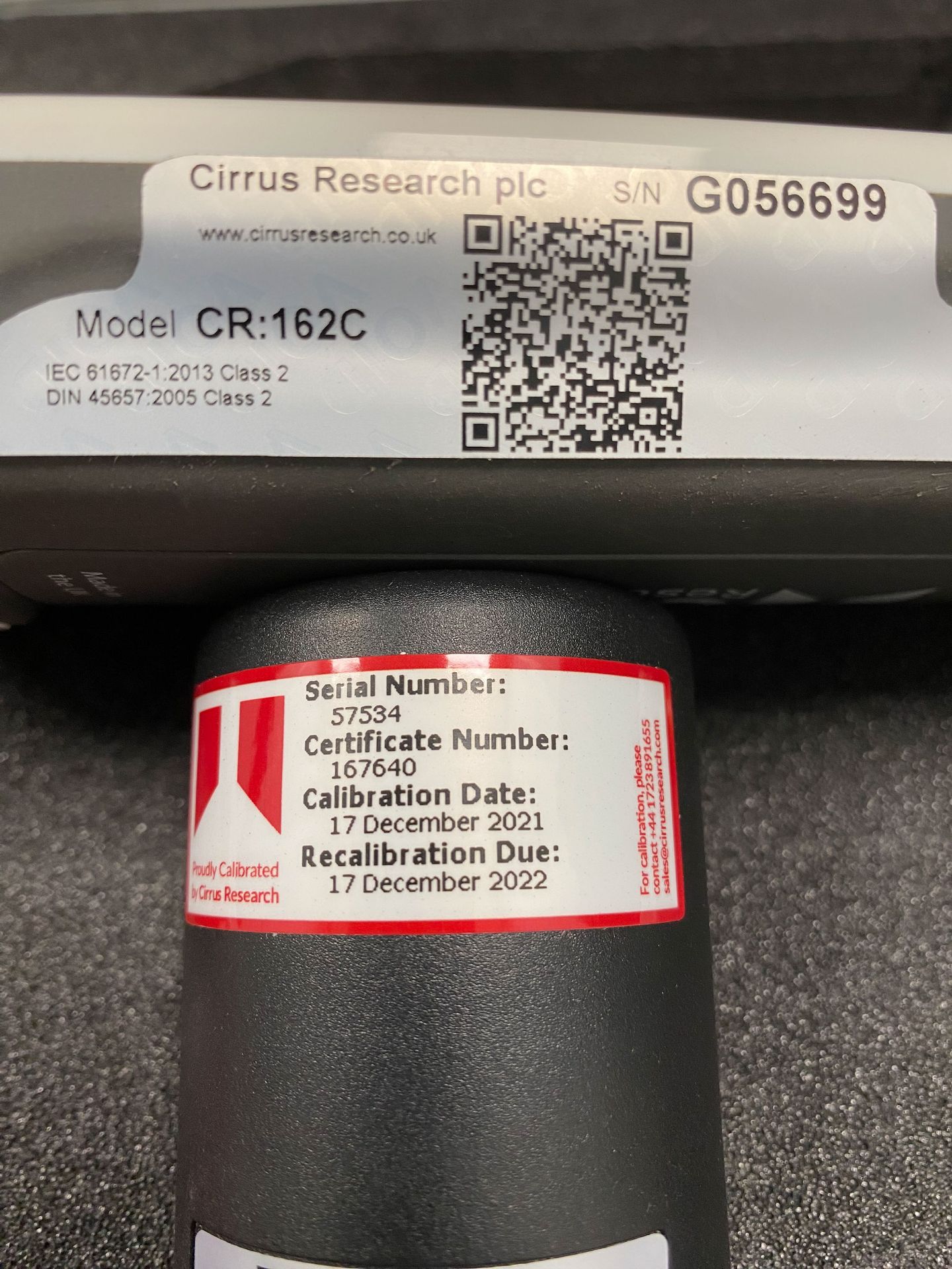 Circus Research Model CR:162C Clas 2 Integrating Sound Level Meter & a CEL 282 Acoustical Calibrator - Image 4 of 12