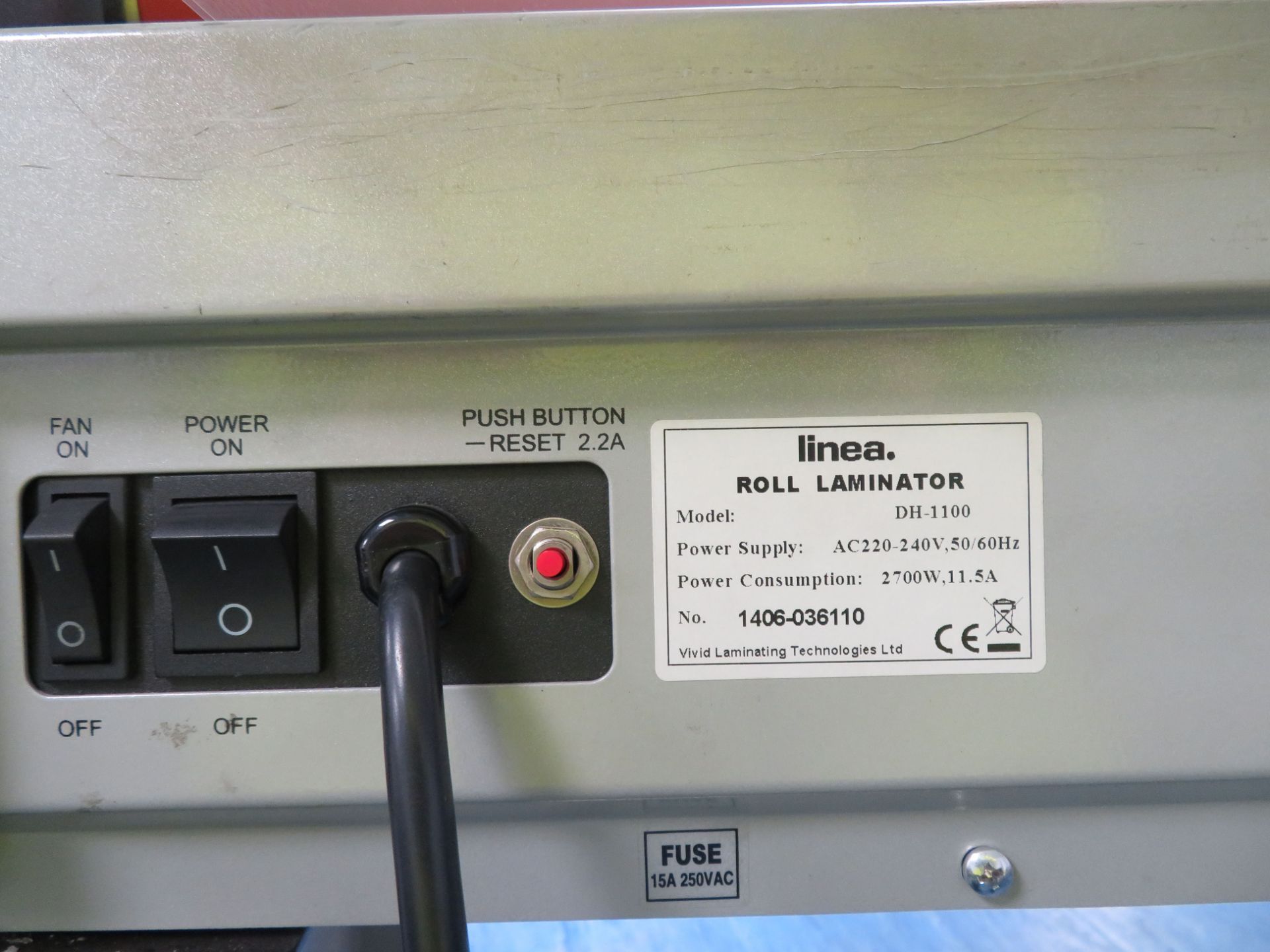 Linea DH1100 Roll Laminator - Image 3 of 4