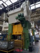 Danly S2-1000-84-72 1000T Double Column Press.