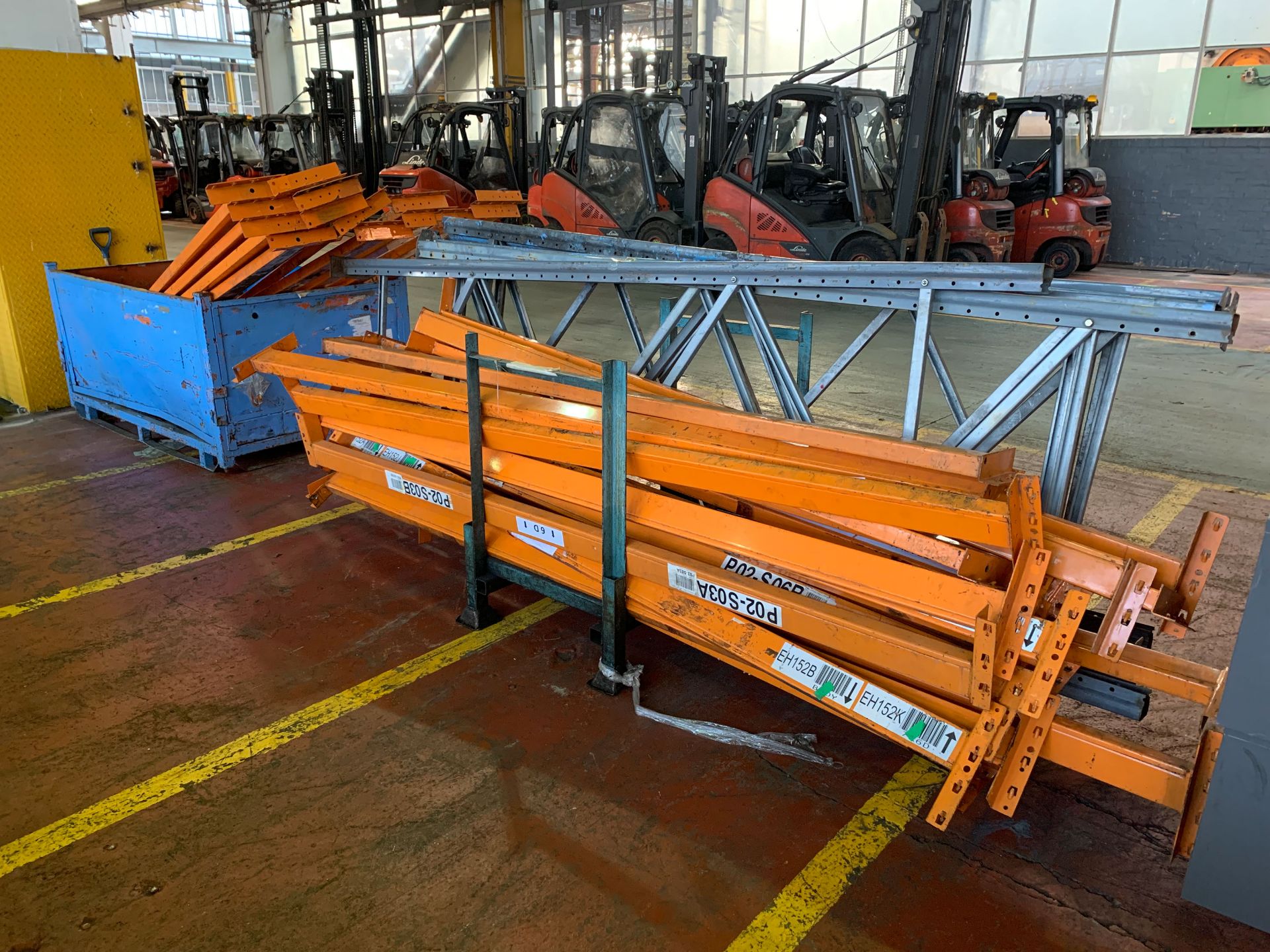 Qty of dismantled Pallet Racking