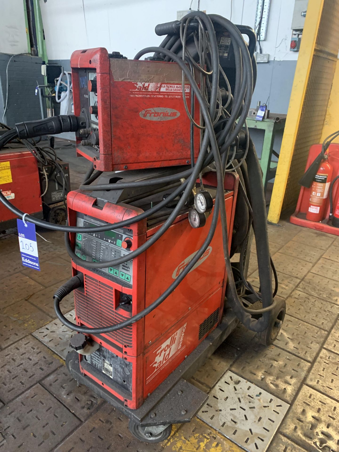 Fronius Transyergic 4000 Mig Welder with VR 4000 Wire Feed.