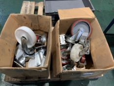 Quantity of Various Trolley Wheels (Used and Unused)