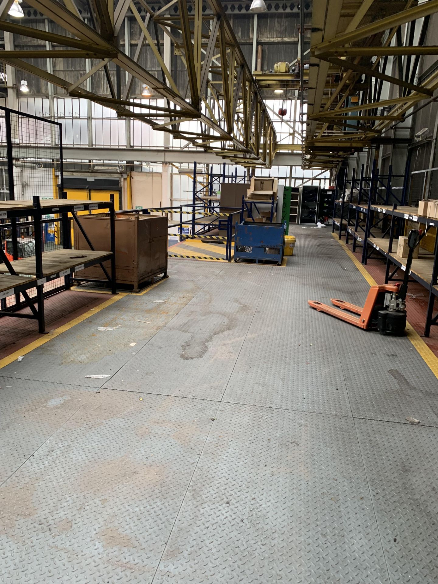 A Steel Mezzanine Floor, approx 25m x 6.3m. - Image 12 of 13