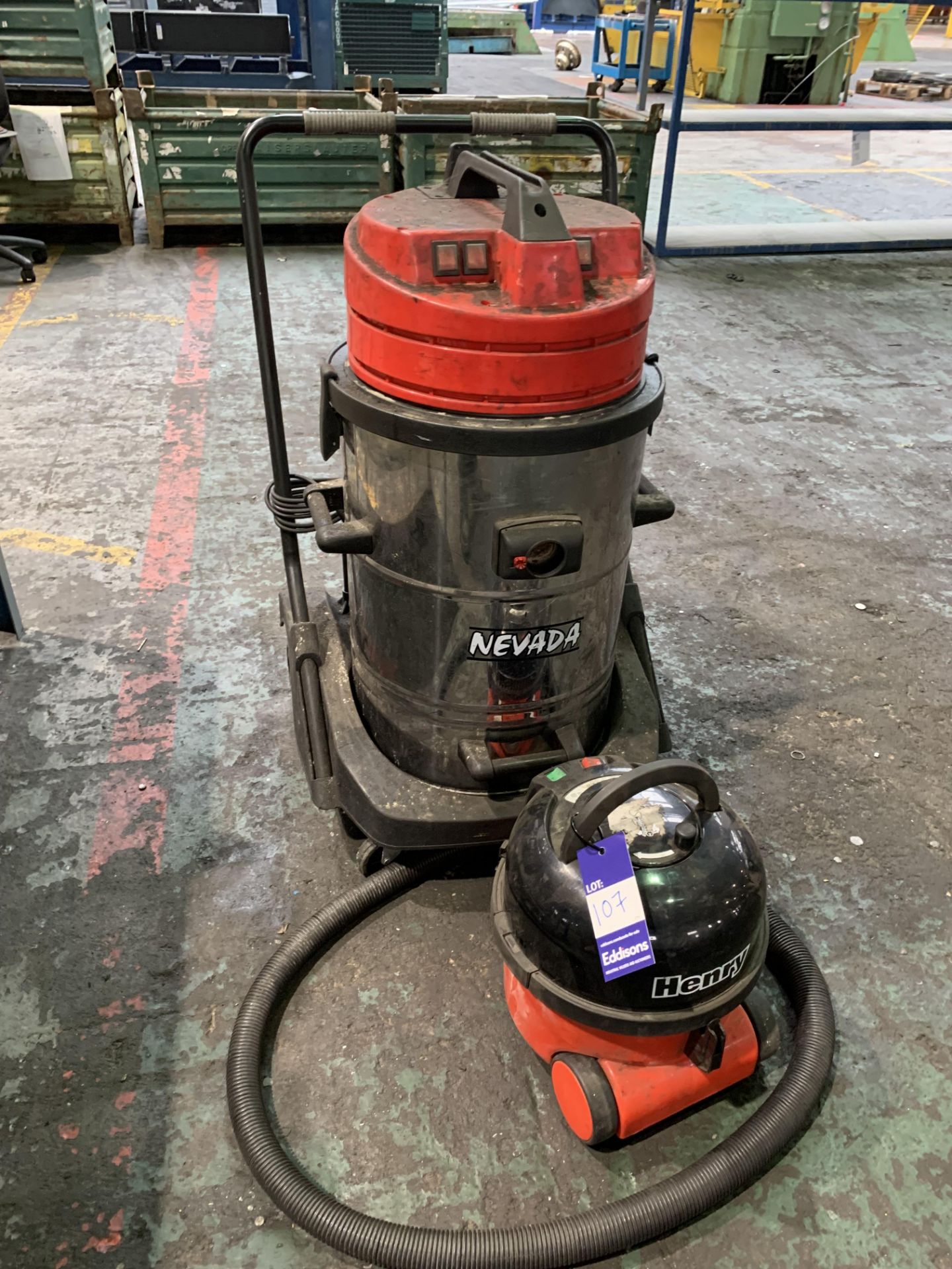 Henry Hoover and Nevada Commercial Vacuums.