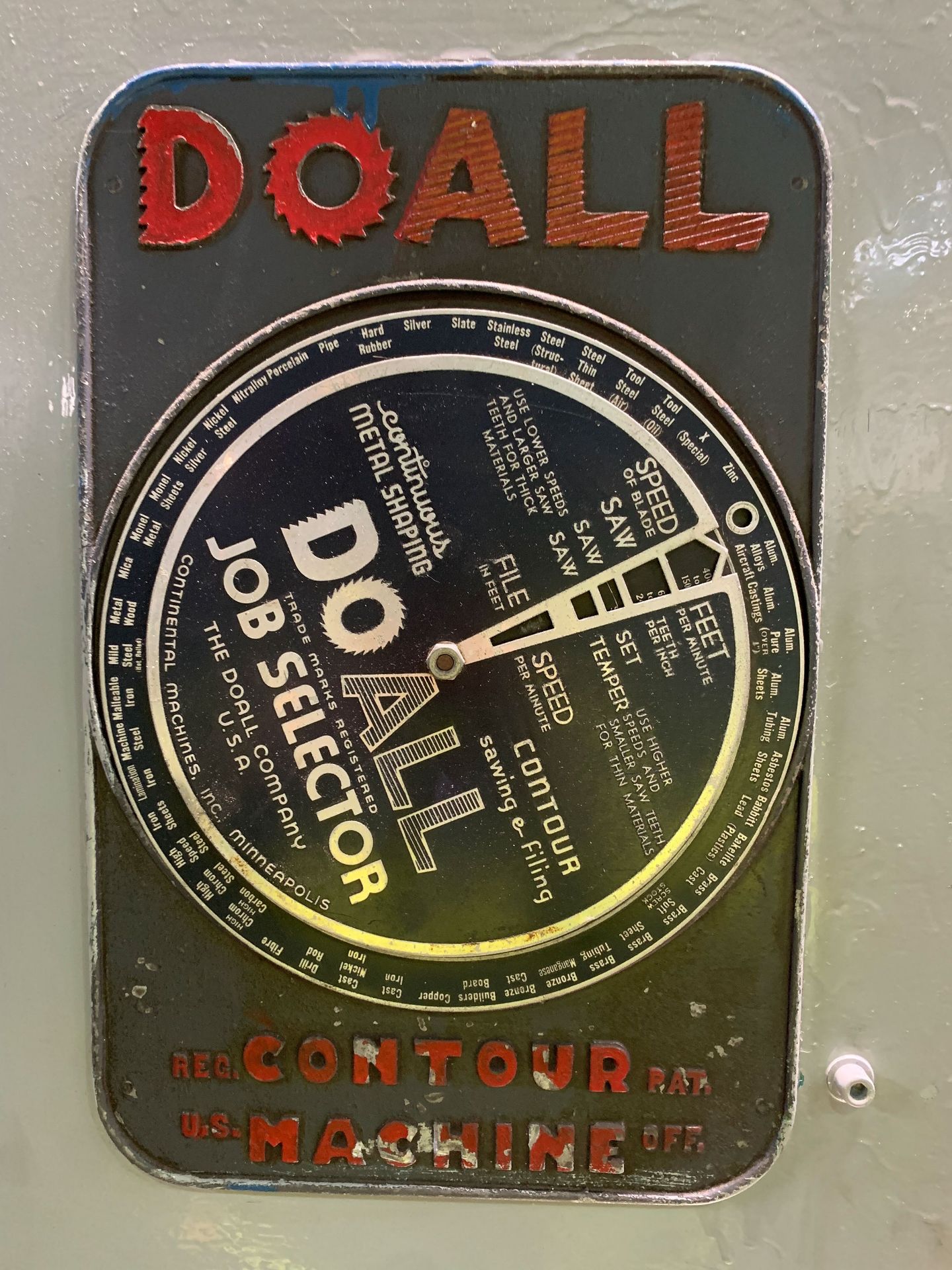 Doall Vertical Metal Bandsaw. - Image 5 of 9