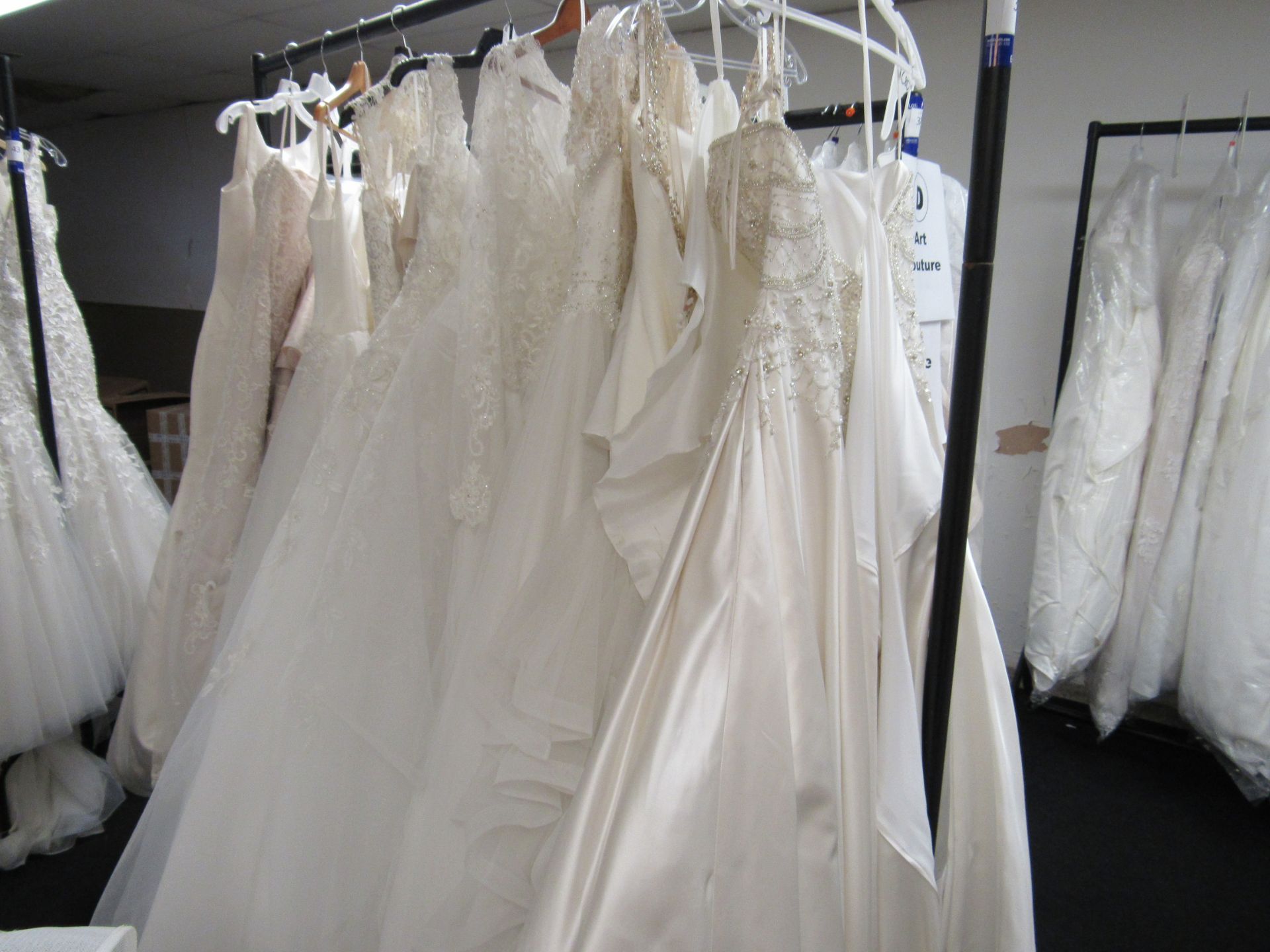 9 various Bridal gowns