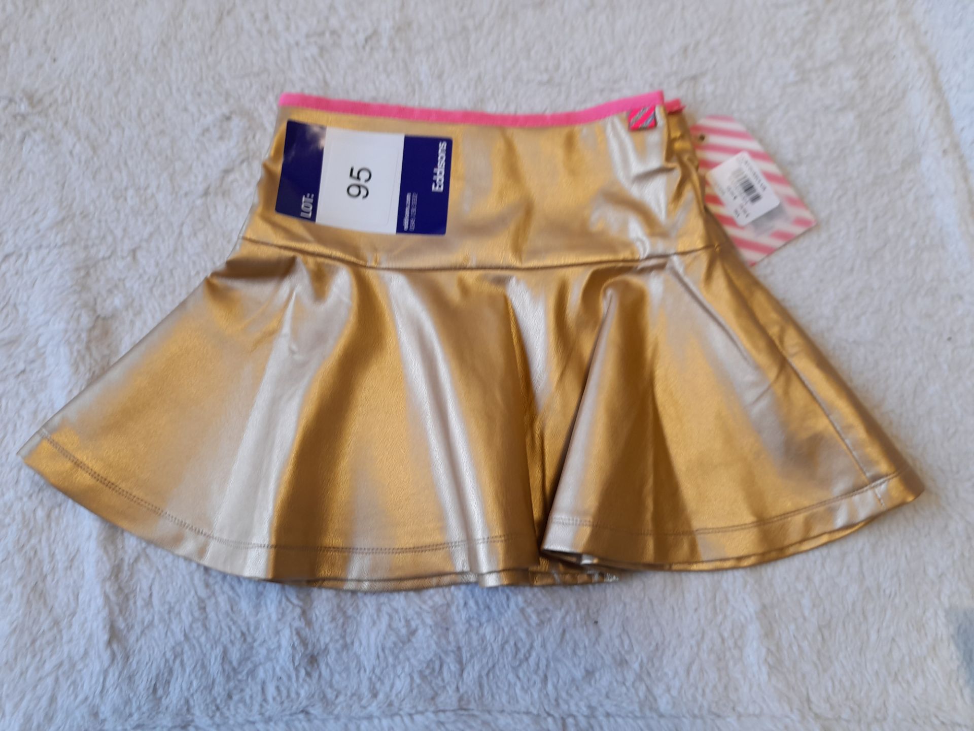 BillieBlush Gold Flared-Hem Skirt, Age 4 years, RR - Image 2 of 3