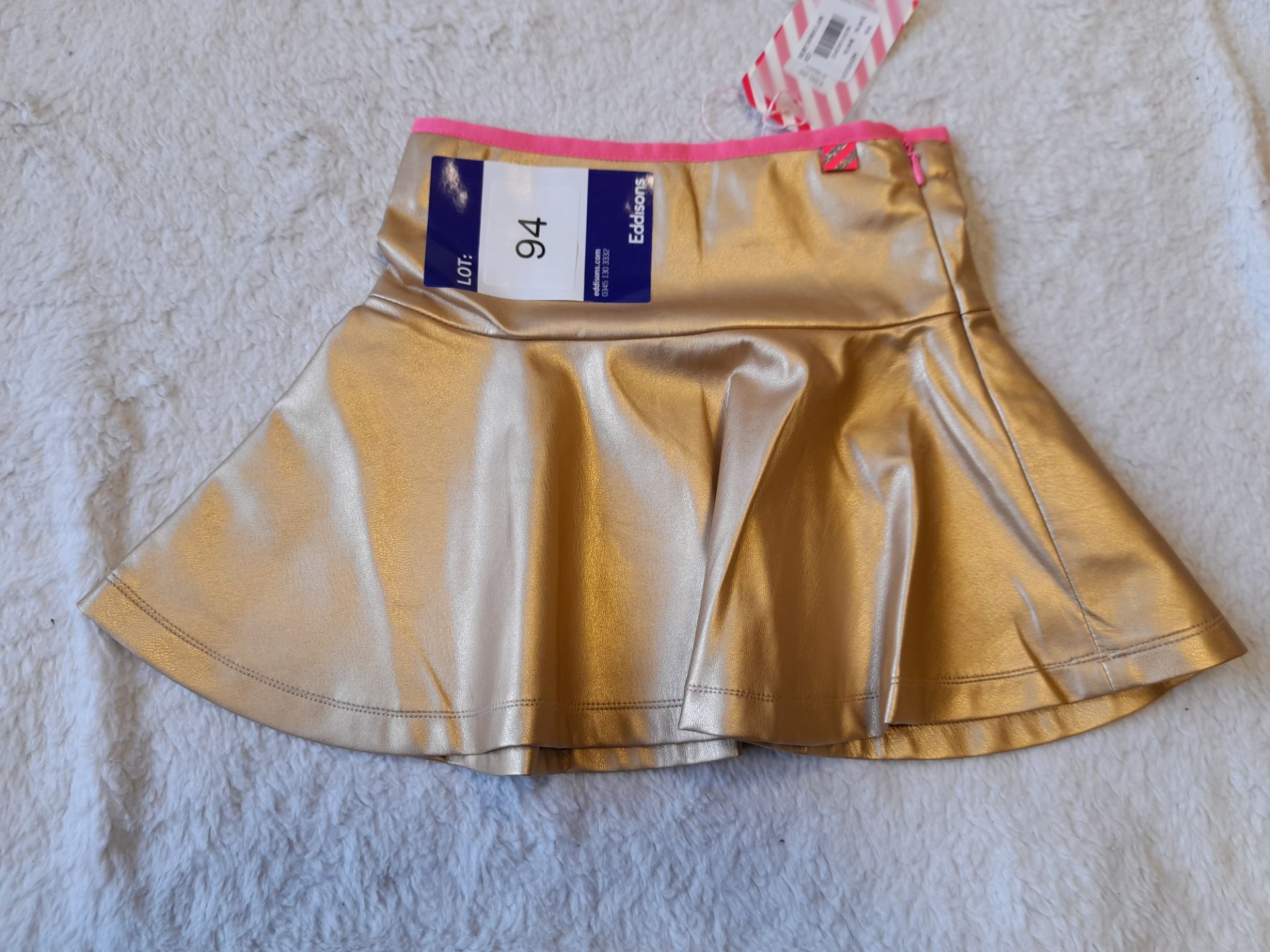 BillieBlush Gold Flared-Hem Skirt, Age 3 years, RR - Image 2 of 3