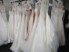 9 various bridal gowns to rail