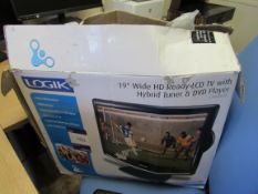 Logik LCD TV with built in DVD Player