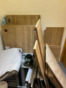 Approx 7 dismantled limed oak desks, (Sleep) Located: Fabric House, Holly Park Mills, Woodhall Road,
