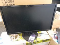 Acer K222HQL LCD Monitor (Power cord / pack included) (Located- Eddisons Leeds, LS1 2HJ)