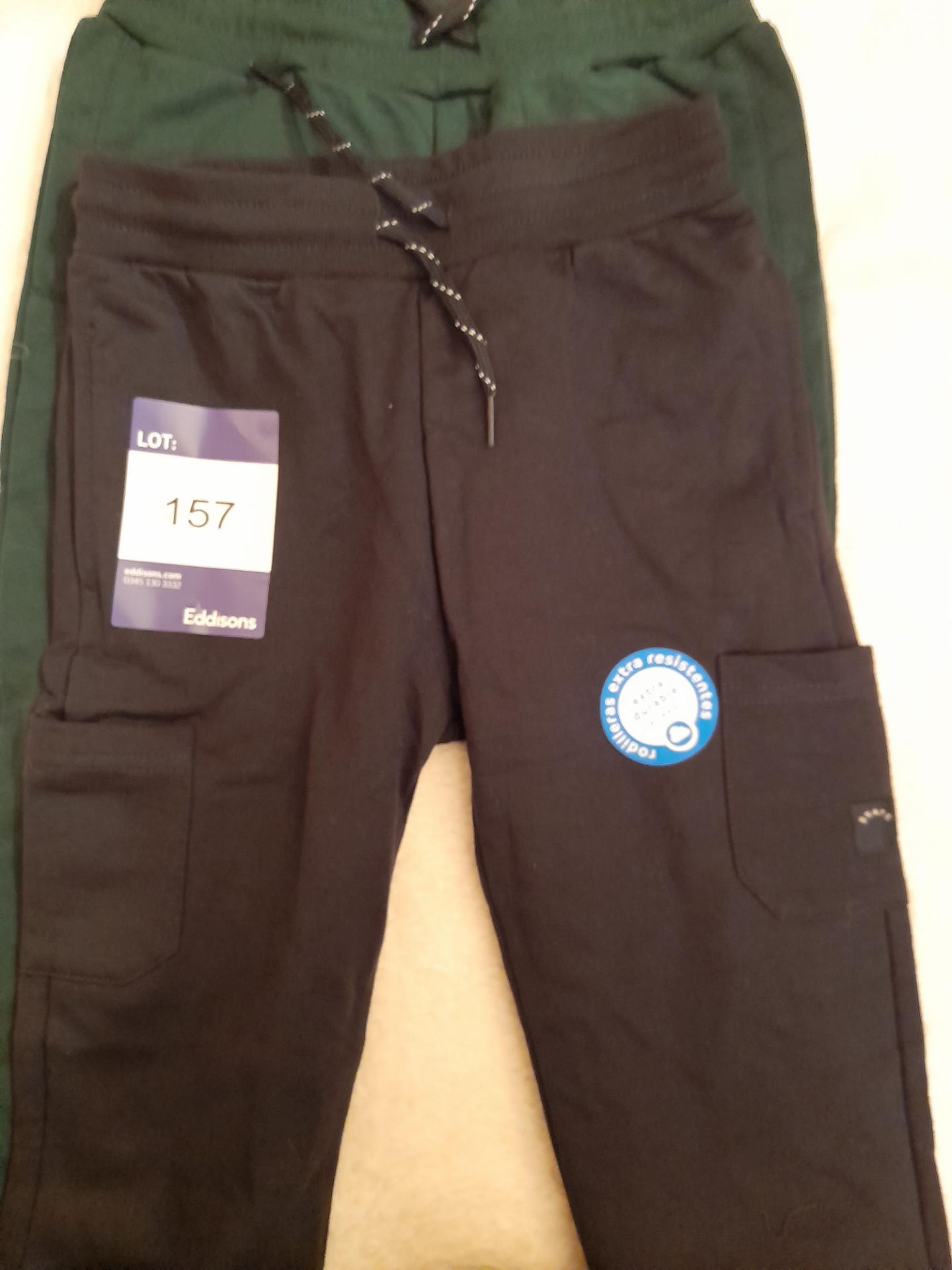 2 x Pairs of Mayoral joggers, 1 x black, 1 x green - Image 2 of 3