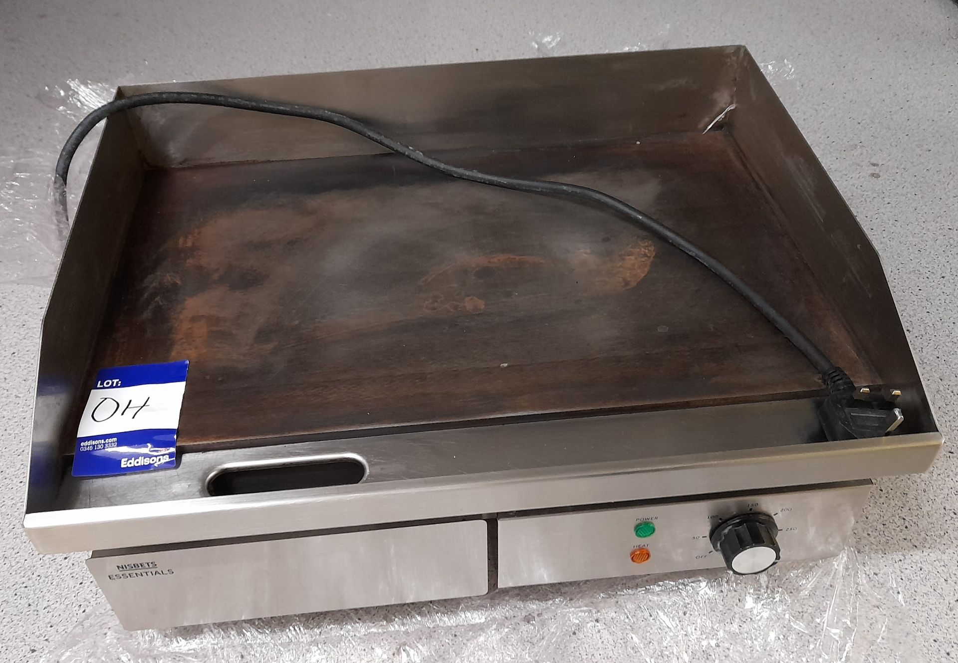 Nisbets Essentials DA397 Counter-top griddle, Serial Number 397202205000801 – Located Manchester