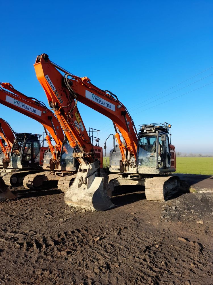 Contractors Plant & Fleet of Vehicles including Hitachi Excavators, Thwaites Dumpers, Tipper Truck, Transit Vans etc.