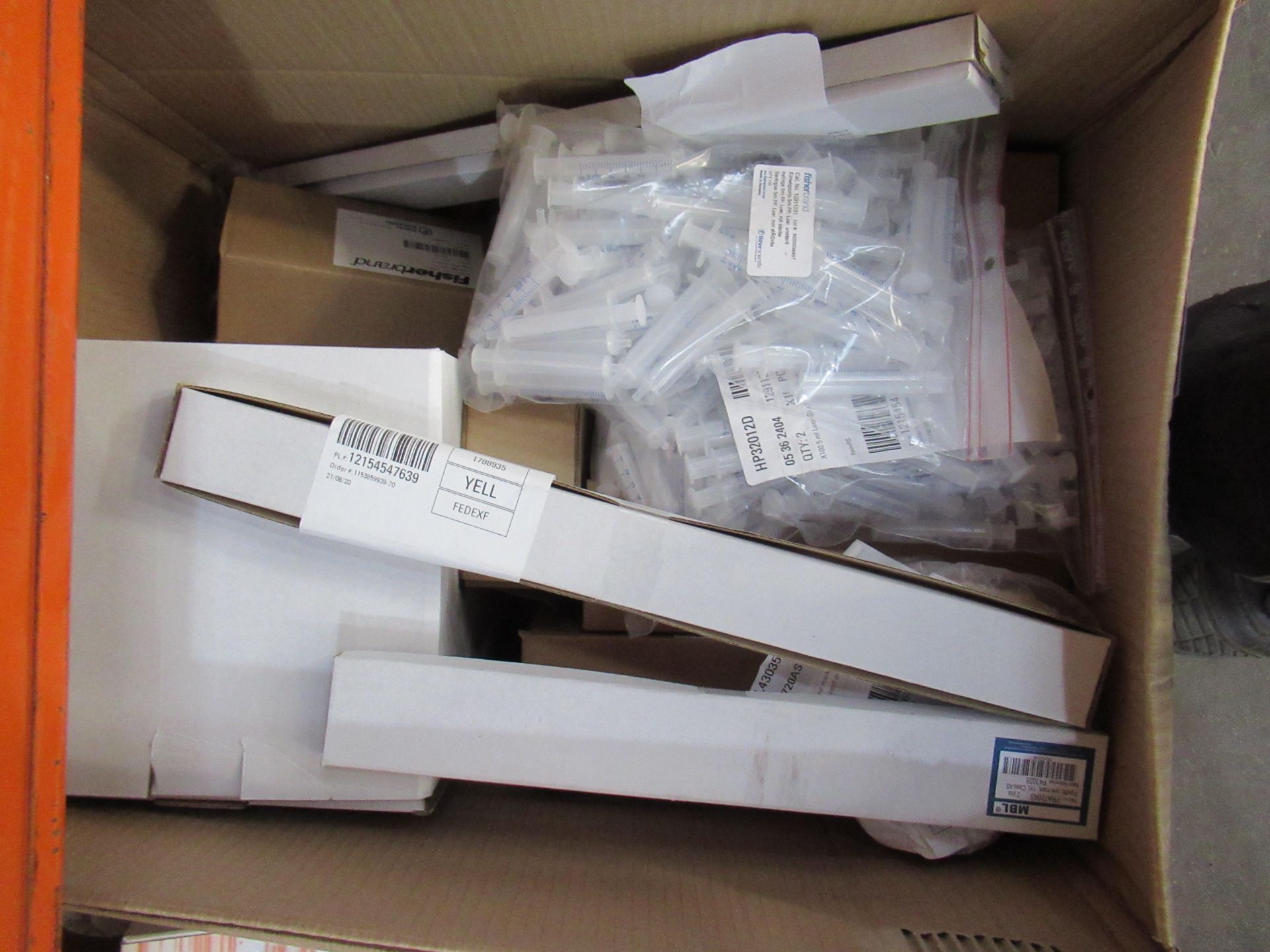 Qty of laboratory equipment including pipets, 5ml disposable syringe, assorted glassware etc - Image 2 of 4